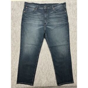 Levi's 559 Mens Jeans 44x34 Relaxed Straight Fit Blue Denim Classic Whiskers